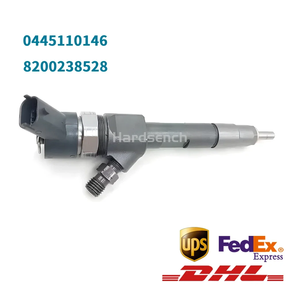 0445110146 Common Rail Diesel Fuel Injector 8200238528 for O/P-E-L V/IV/A/R/O RE-N-A-ULT