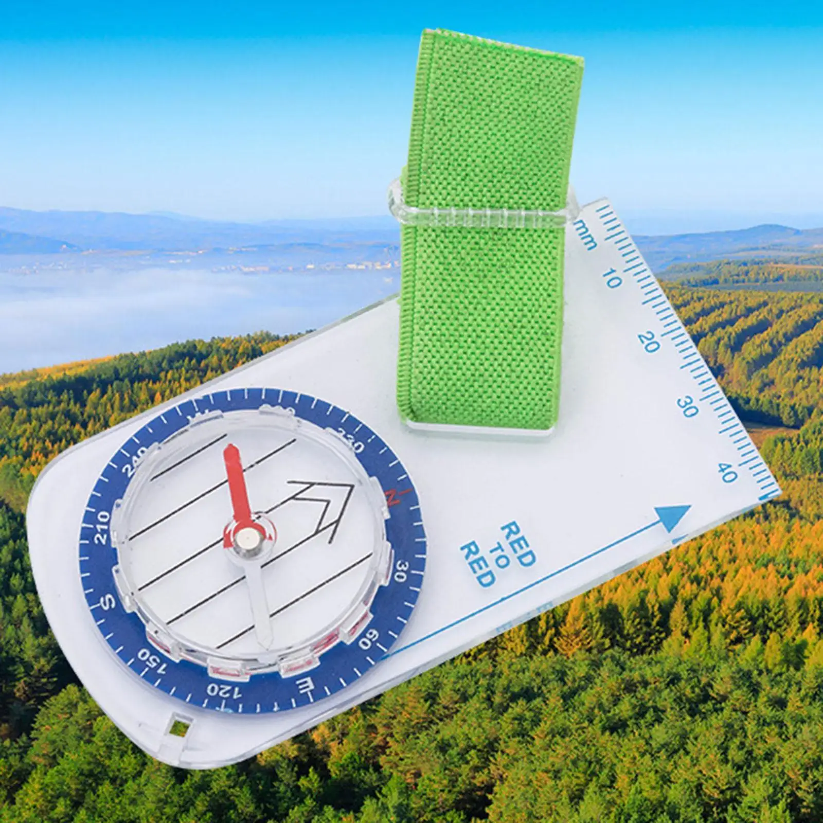 Orienteering Compass Baseplate Compass Children Compactbaseplate Mini Pocket