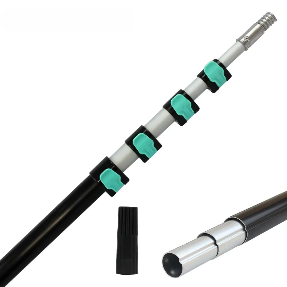 

Strong Fiberglass Telescopic Cleaning Pole by for Aluminum Paint with Extension Attachments