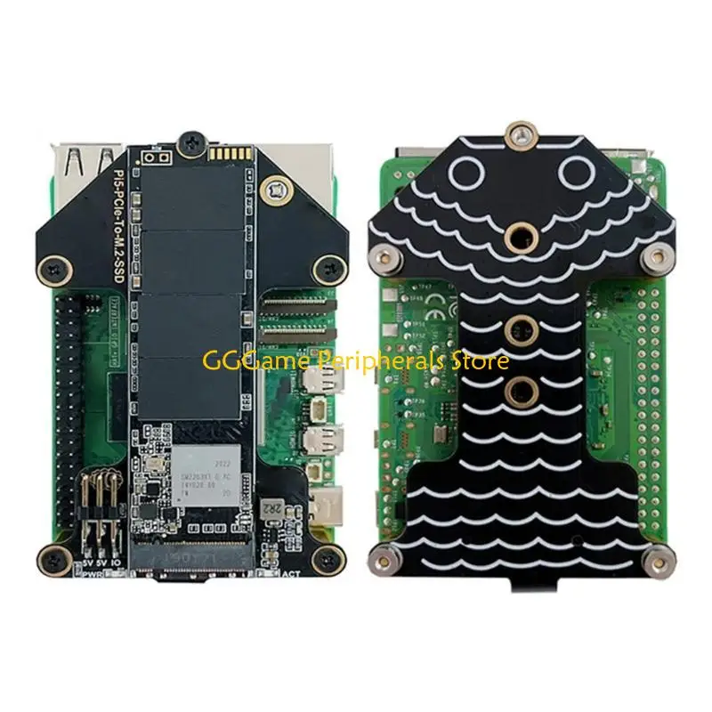 U55B M.2 Disk Drive Expansion Board For RPi 5 High Performances