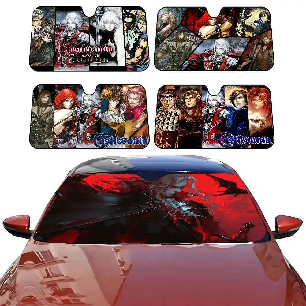 

COMICS C-Castlevania крутой автомобильный солнцезащитный козырек, зонтик от солнца на лобовое стекло автомобиля, защита от ультрафиолета и внутренний охладитель