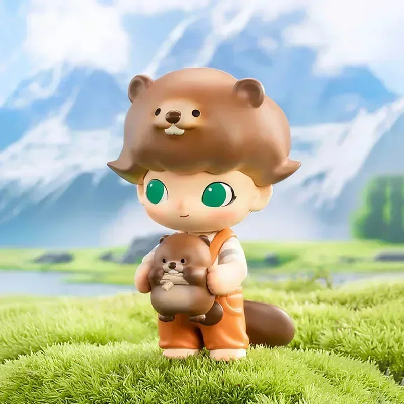 

POP MART DIMOO Mengxin Beaver Elevator Kawaii Blind Box Toys Kawaii Anime Action Figure Caixa Caja Surprise Mystery Box Dolls