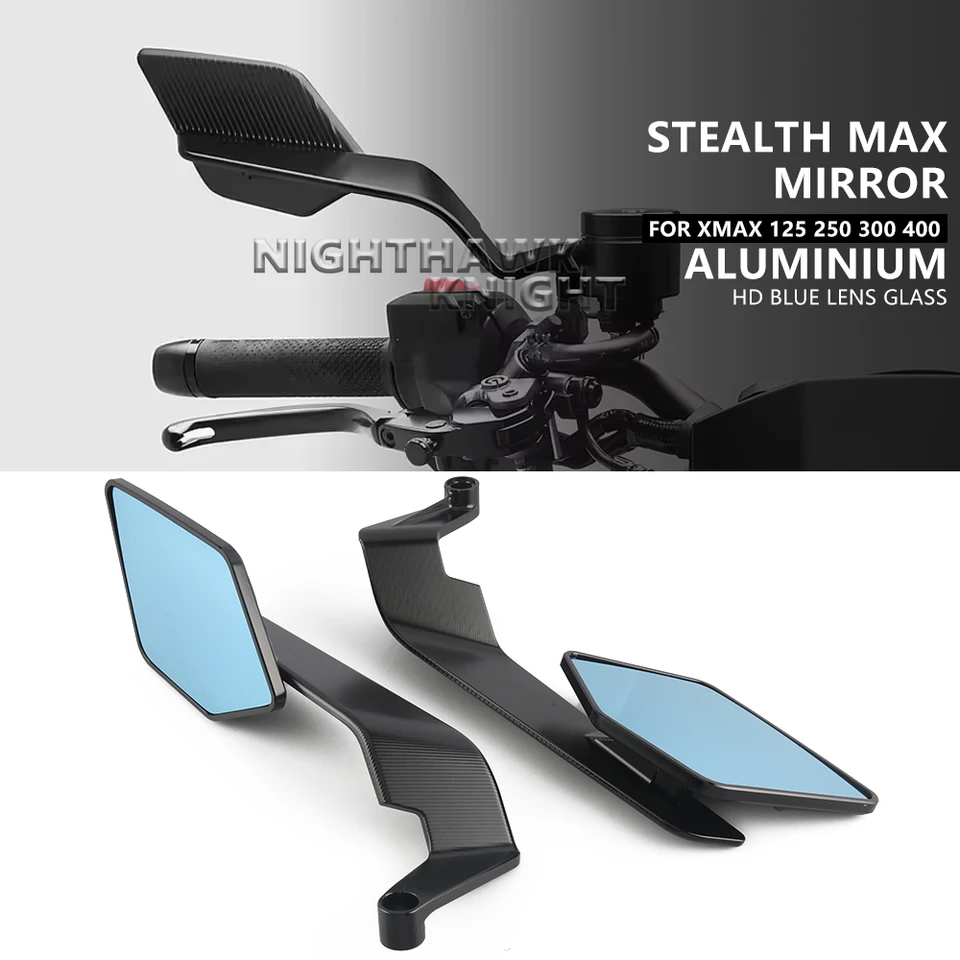 Yamaha XMAX 125 250 300 400 Side Mirror Aluminum Folding