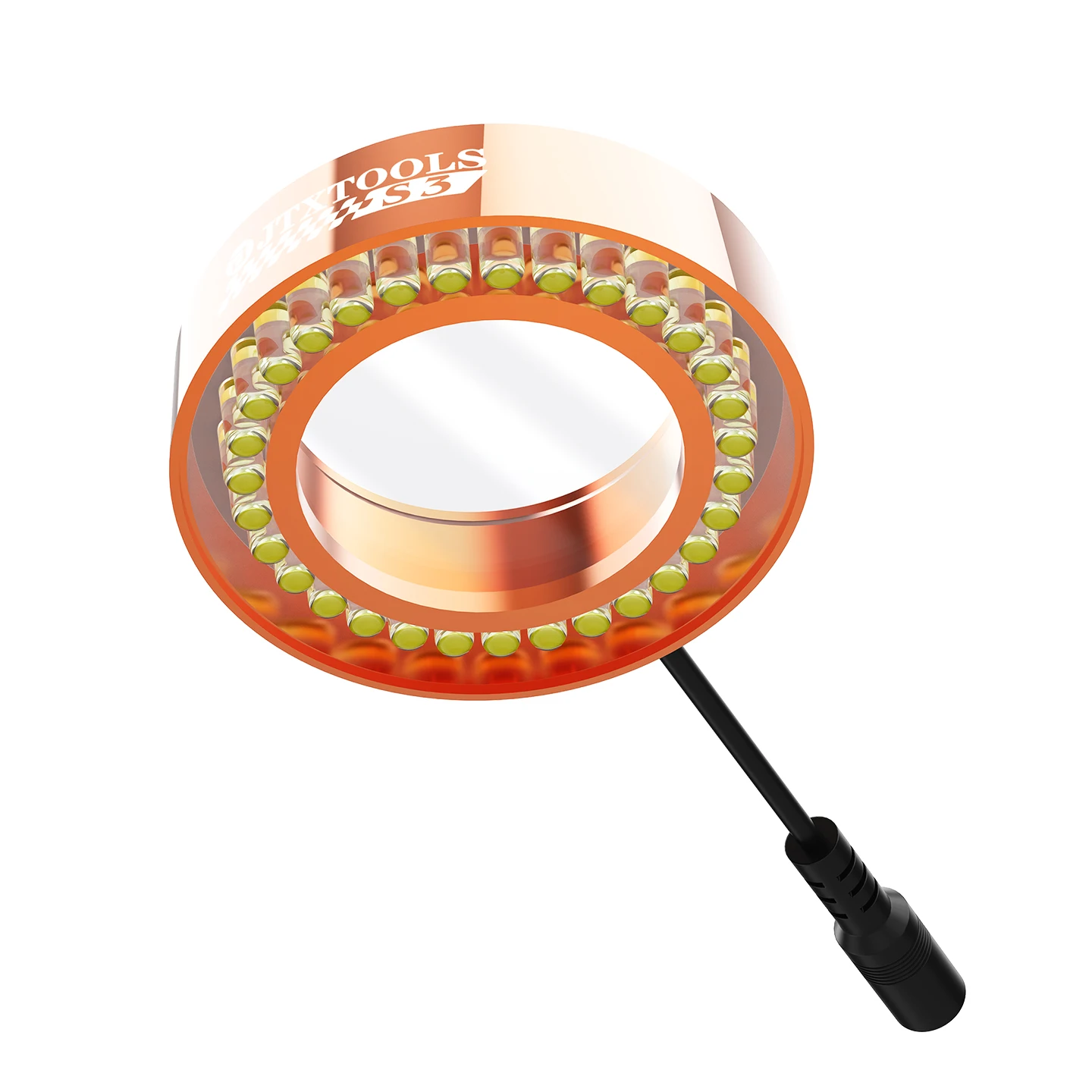 Jtx s3 alto brilho led microscópio à prova de poeira fonte de luz espelho para reparo de solda microscópios estéreo ajuste olho proteger