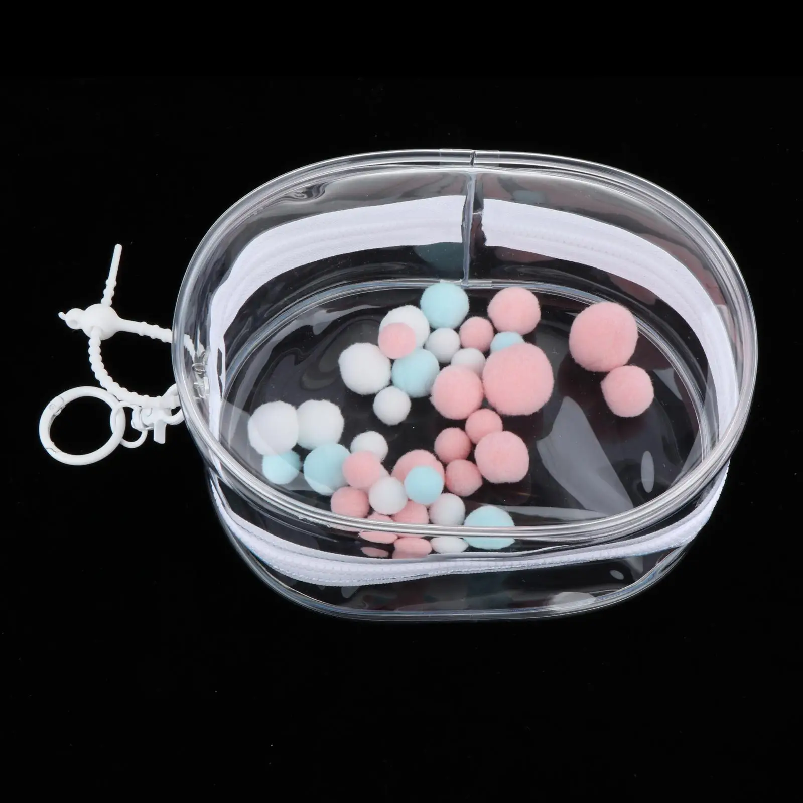 กระเป๋าเก็บตุ๊กตาขนาดเล็ก กล่องกันฝุ่นสำหรับตุ๊กตา สำหรับนักสะสมตุ๊กตา ขนาดกลาง-ใหญ่ สีขาว