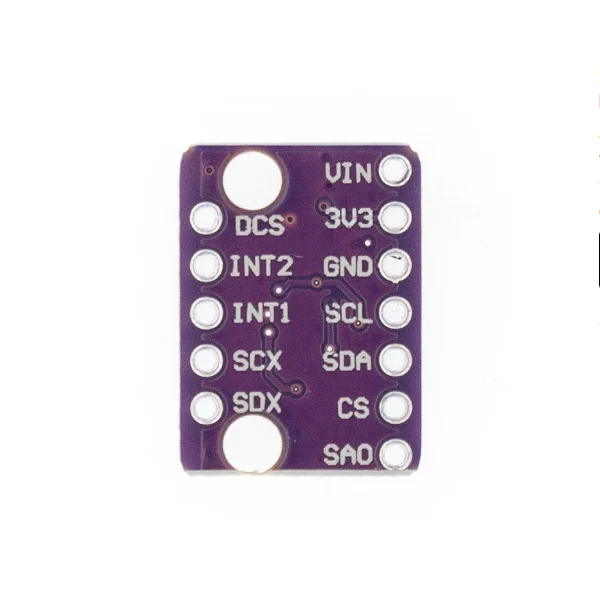 LSM6DS3 المدمج في مقياس التسارع جيروسكوب وحدة استشعار درجة الحرارة الرقمية spi iic i2c واجهة 8kb fifo العازلة 5 فولت GY-LSM6DS3