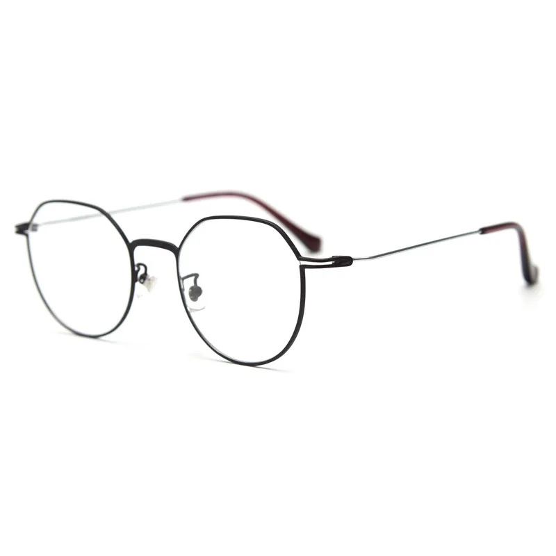 

Stylish Metal Half Titanium Thin Edge Frame Glasses Lightweight Artistic for Men and Women