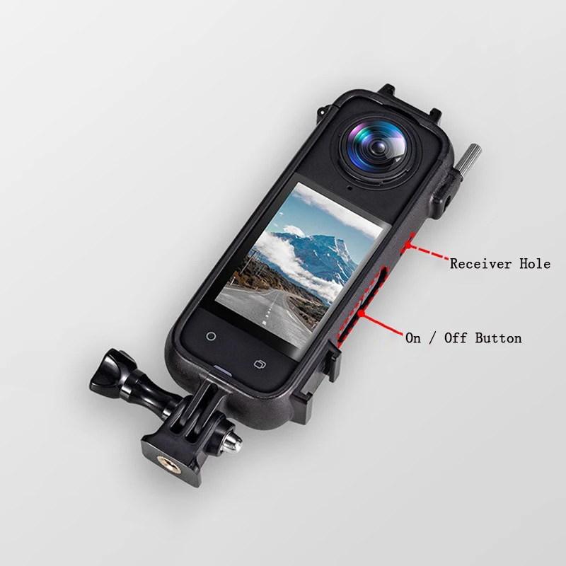 Пластиковая защитная рамка для Insta360 X4 аксессуары Корпус рамка с адаптером Крепление Винт прочный корпус клетка винт 1/4 дюйма