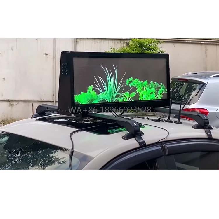 Светодиодный экран на крышу автомобиля P3 для рекламы такси, водонепроницаемая уличная система управления 4G WIFI, разрешение 4K, цифровые дисплеи вывесок