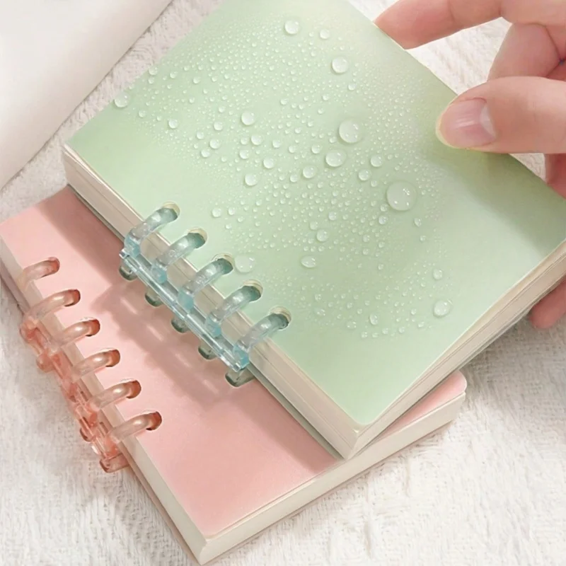 قطعة واحدة من دفتر الجيب المحمول، دفتر Morandi الصغير، دفتر ملاحظات محمول ذو أوراق فضفاضة مع مظهر عالي