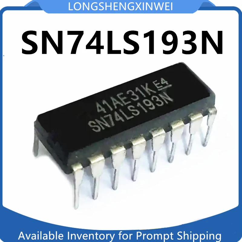 1PCS ic 74LS193 SN74LS193N DIP-16 Dual Clock Reversible Counter New