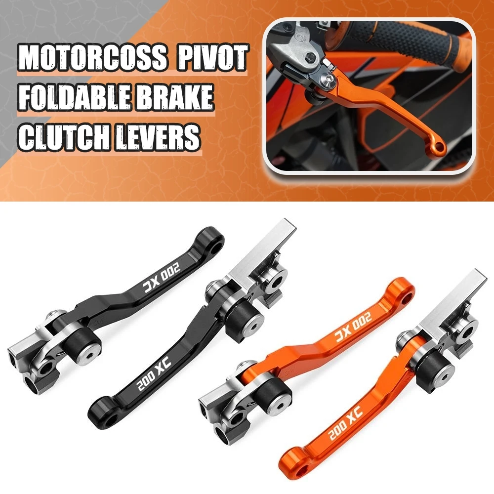 

Motorcycle Accessores FOR KTM 200 XC 200XC 2016 Motocross Foldable Pivot Dirt Bike Handlebar Brake Clutch Levers Handle Lever
