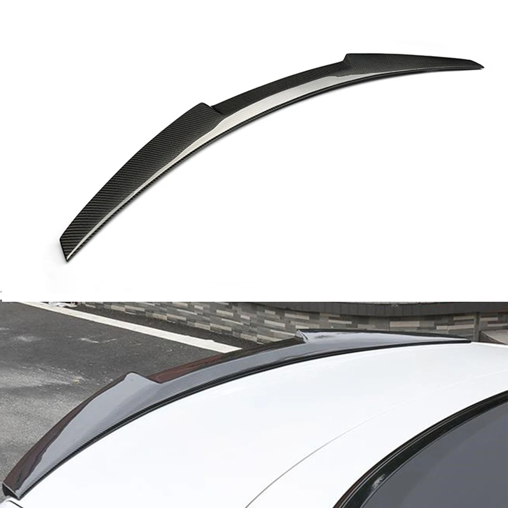 

Rear Trunk Lid Spoiler Wing Decklid Splitter Lip Carbon Fiber For BMW 3 Series E46 316i 318i 320i 325i 4 Door 1998-2005