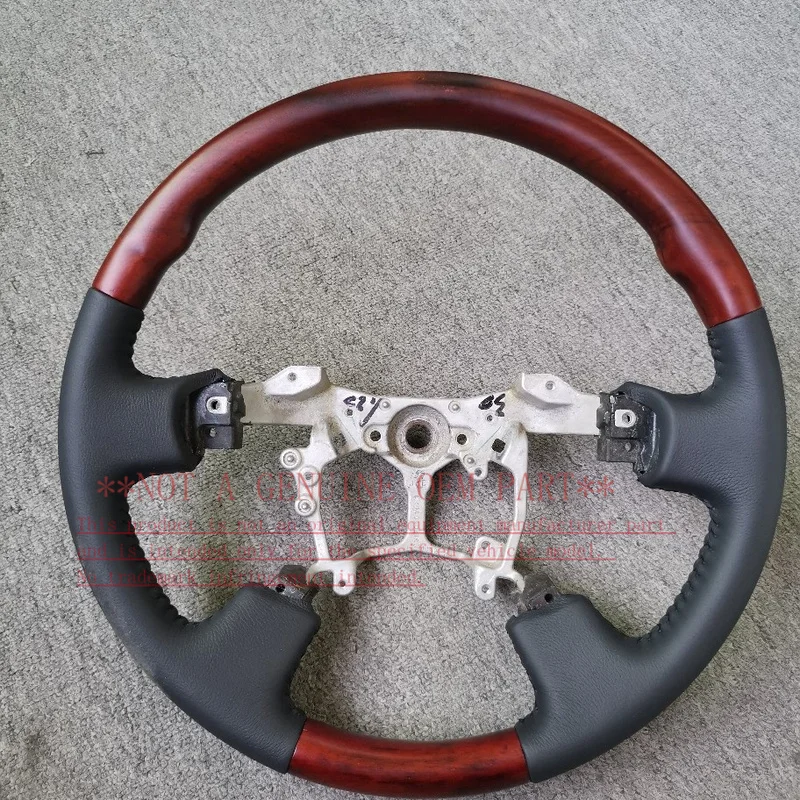 For Toyota Tundra Alphard Corolla Reiz Camry 2013 Steering Wheel Horn Cover Wood Grain Modified Horn Shell