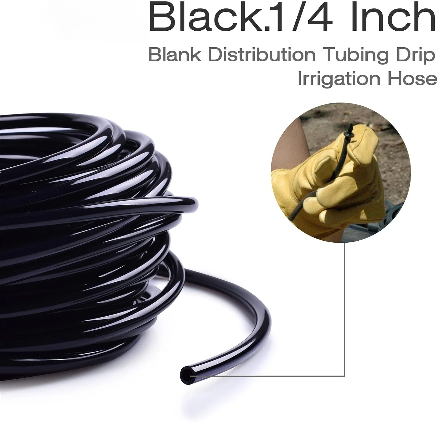 Adjustable PVC Micro Drip Pipe Garden Hose 4 7mm Watering Irrigation System Supplies DIY Arbitrary Length 10M 20M 30M For Plant