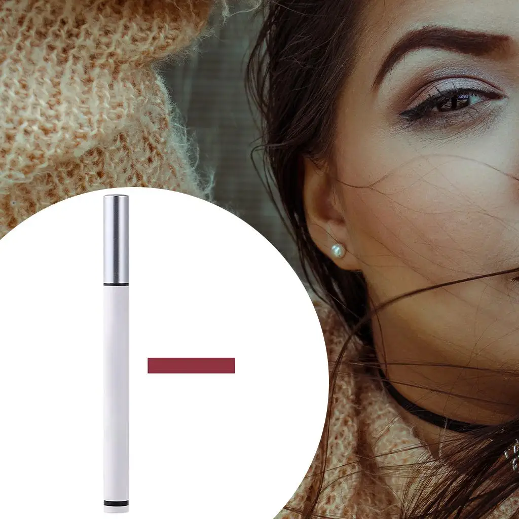 Vloeibare eyeliner waterproof matte pen met veegvaste, heldere pigmenten voor professionele oogmake-uplooks