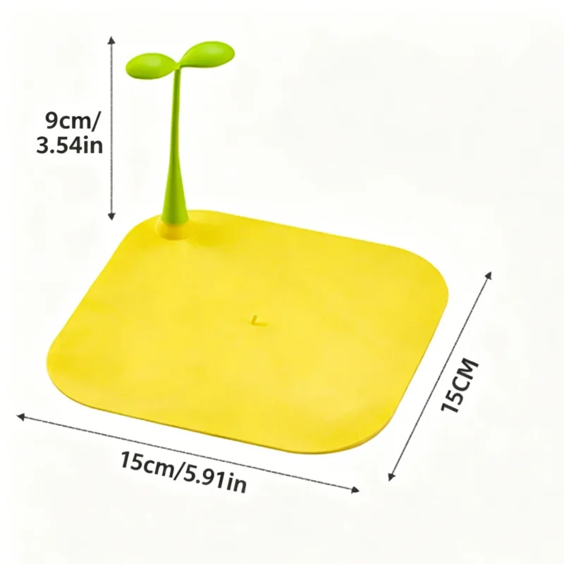 Silicone Floor Drain Cover Universal Shower Floor Sink Anti-Blocking Bathroom Kitchen Toilet Anti Odor Sewer Bean Sprout Shape