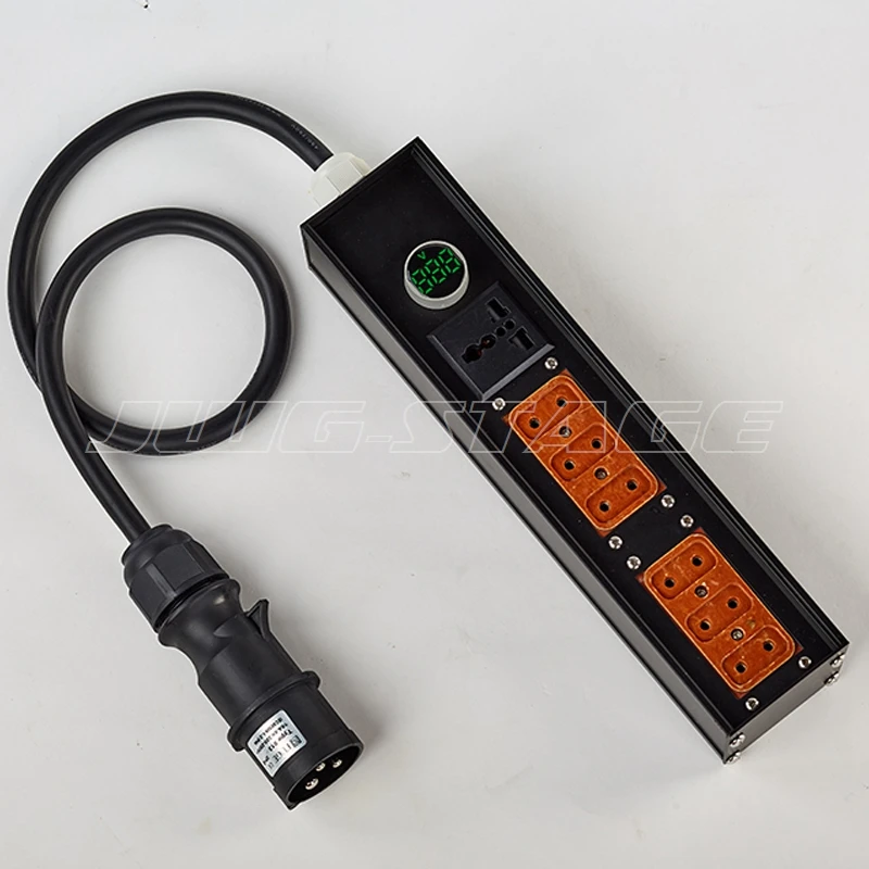 6-Line Power Junction Box For Performance Event Stage Light Truss Power Supply Box