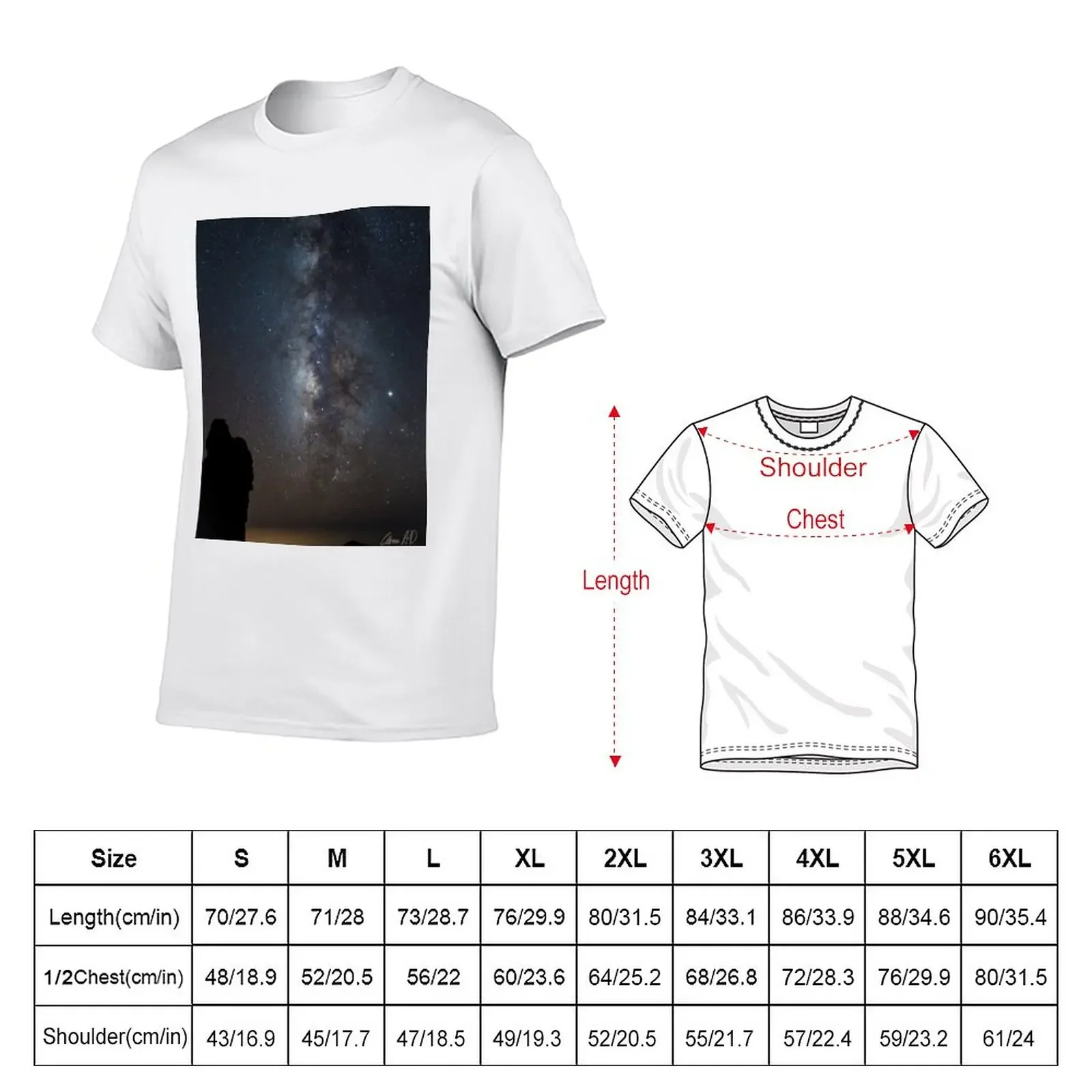 New Milky Way, Jupiter & Roque de los Muchachos T-Shirt anime clothes sports fan t-shirts mens graphic t-shirts anime