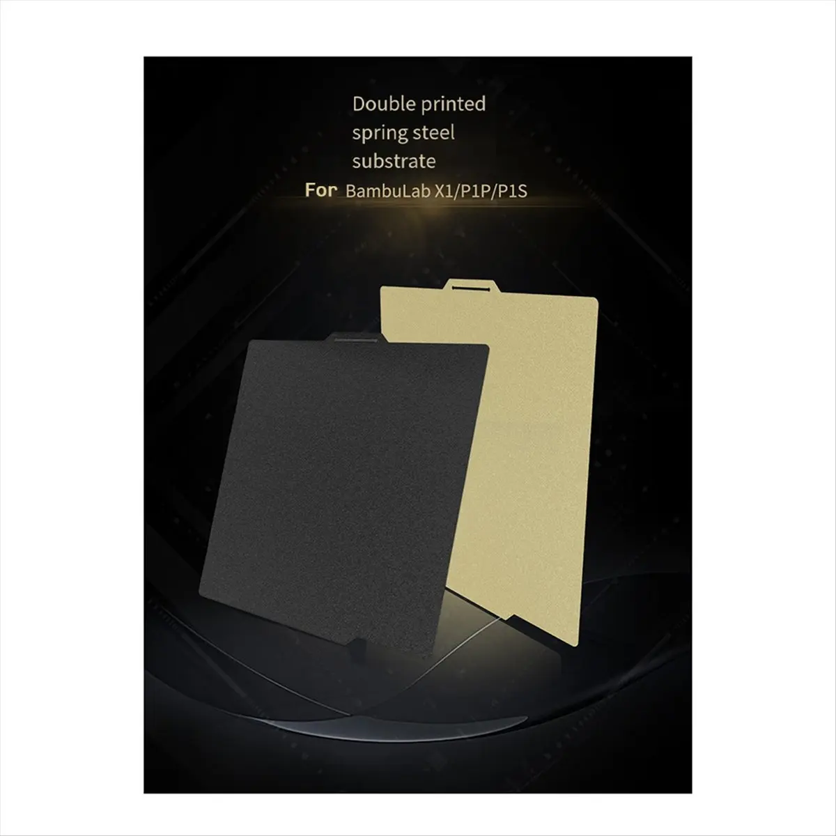 

For Bambu Lab X1 P1S P1P Build Plate PEI 257x257mm Sheet Double Side Coating Heatbed 3D Printer Accessories,B