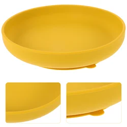 Spill-proof Dinner Plates Scoop for Disabled Senior Dining Silicone Tableware Suction Cups Elderly Self-feeding Food Adaptive