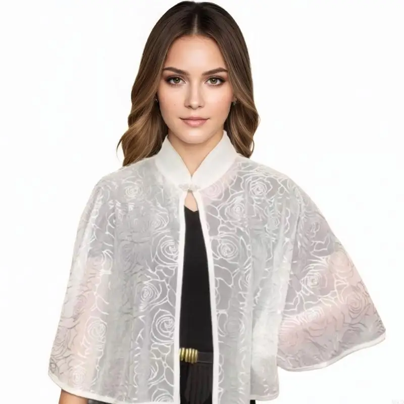 وشاح زفاف الصيف الفاخر M6CD مع Qipao رقيقة لثوب حفلات الزفاف #2