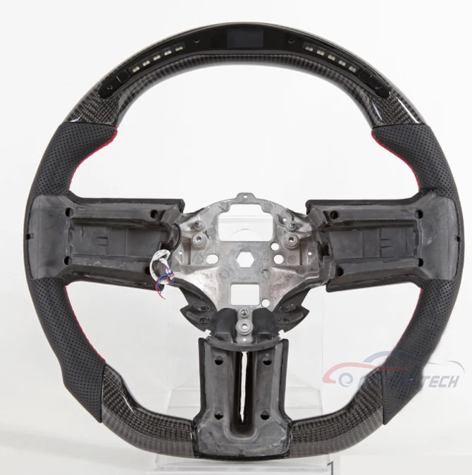 

LED Smart Forged Carbon Fiber for Mustang GT Steering Wheel 2012 Alcantara Steering Wheel 2010-2014 Steering Wheel 2013
