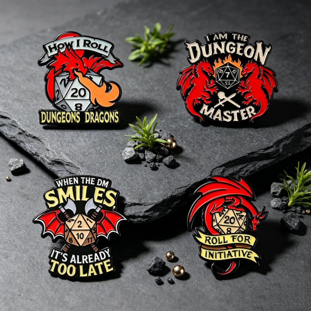 4/8 Stück Niedliche Anime-Style Cartoon-Dämonen-Monster Emaille-Pins Metall-Anstecknadel für Rucksack, Jacke, Kleidung, Dekoration, Geschenk – Detail 3