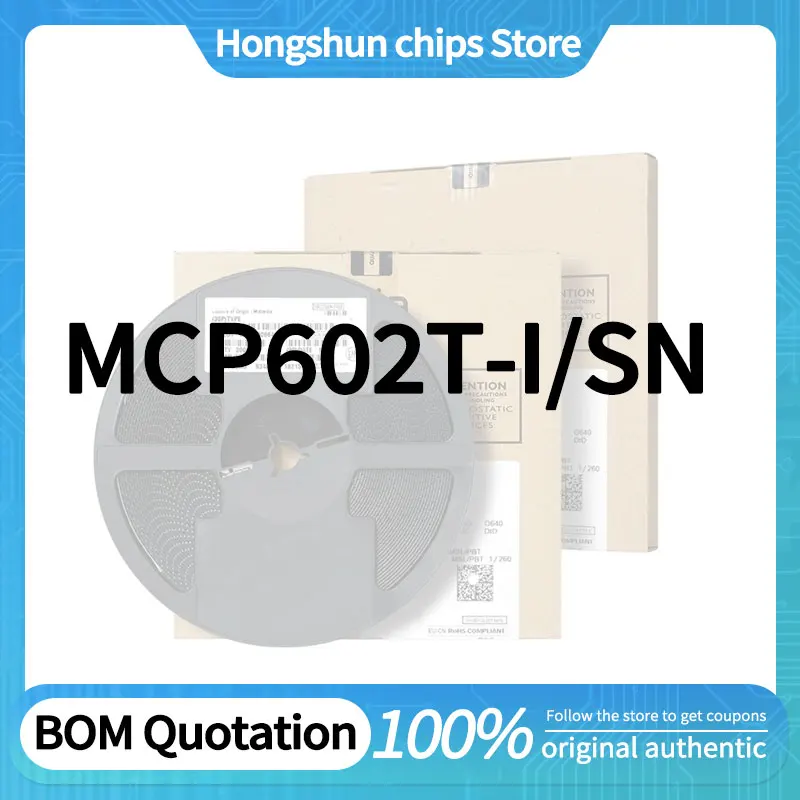

MCP602 MCP602T-I/SN Sturdy plastic shell