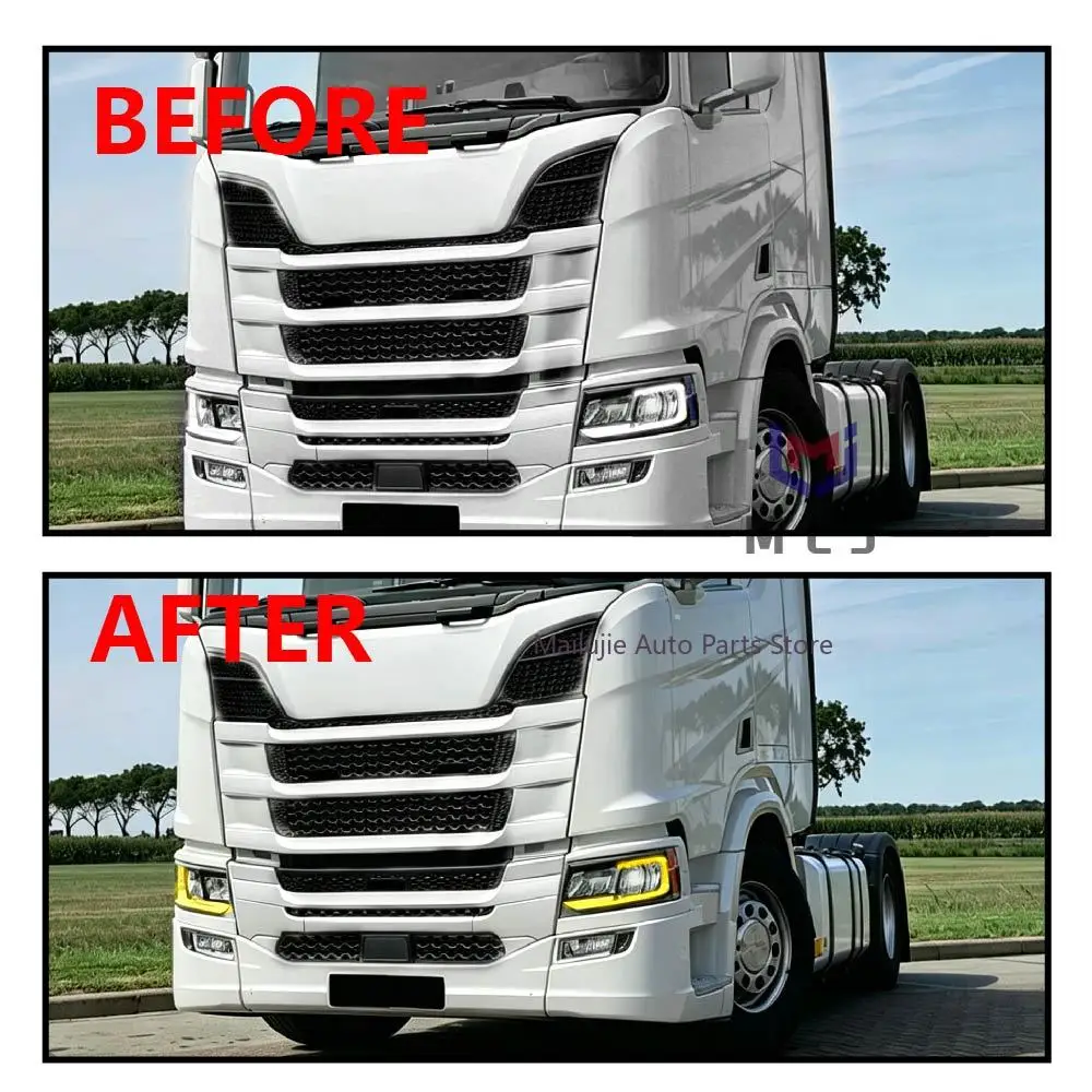 2379886 2655849 2379882 Yellow LED Light Source Board For Scania P G R S Series S500 S580 R650 R450 Truck DRL Chip Accessorie