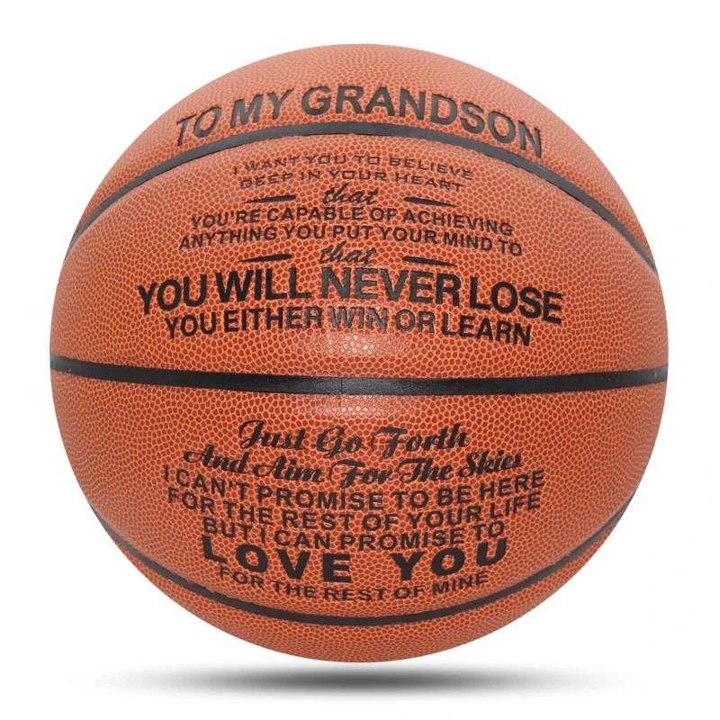 1 st Speciale Basketbal Bal Hoge Kwaliteit Standaard Maat 7 Outdoor Indoor Match Training Mannen Basketbal Geschenken Voor Kleinzoon of Zoon
