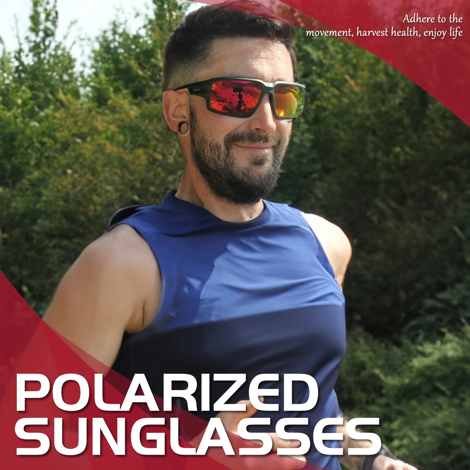 Kapvoe Occhiali da pesca polarizzati Occhiali Protezione UV400 Occhiali sportivi Uomo Donna Equitazione Occhiali da sole da guida Occhiali da trekking