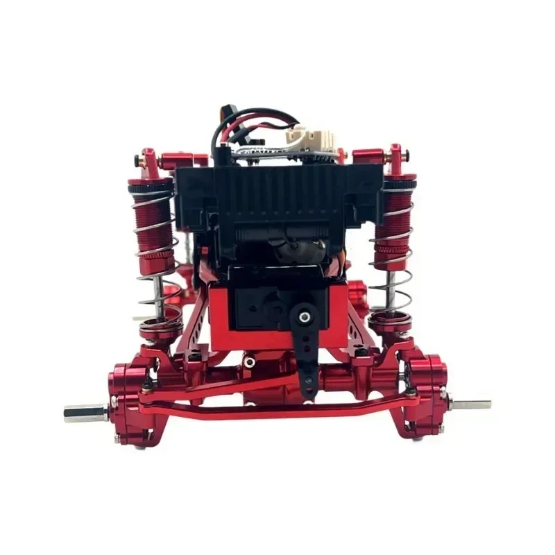 ชุดอัพเกรดโลหะสำหรับเพลาประตูหน้า กลาง และหลัง สำหรับรถบังคับวิทยุ WPL 1/16 B16 B36 ขับเคลื่อนหกล้อ