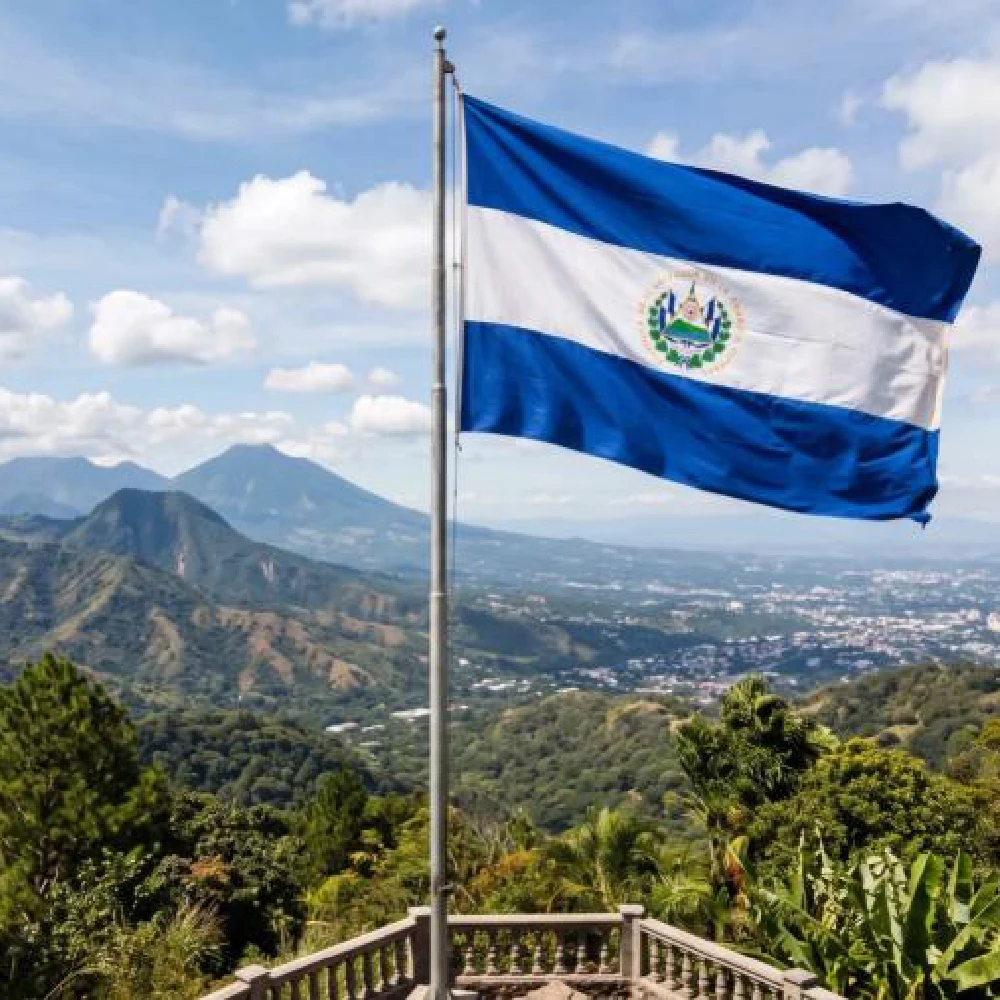 Xiangying 90x150cm SV SLV El Salvador Flags Polyester Printed For Decoration