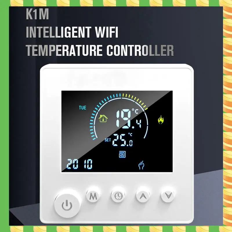 

AB53 TUYA термостат регулятор температуры воды электрический пол с подогревом TRV 16A цифровой ЖК-дисплей настенный прочный легкий T