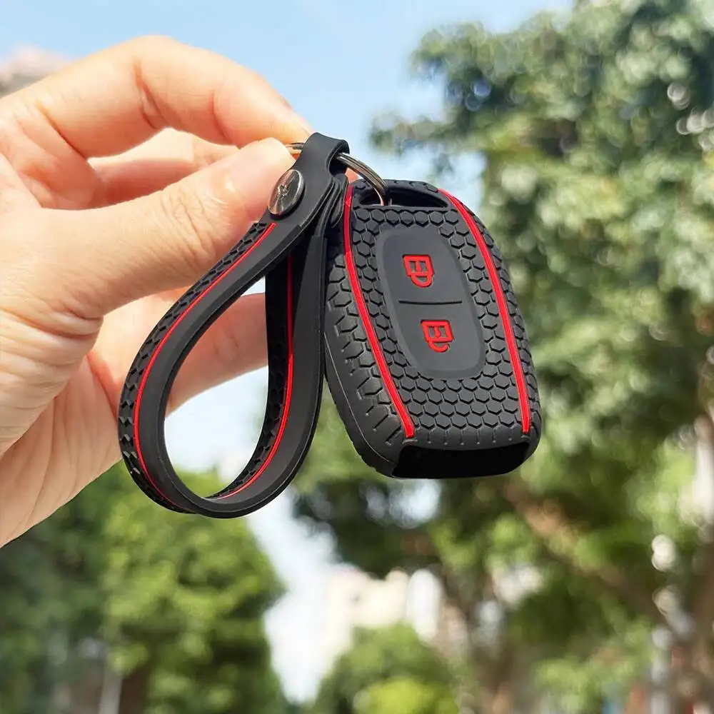 Para renault captur espanador logan stepway twingo clio sandero stepway arkana kadjar chave do carro fob caso chaveiro titular chave de silicone