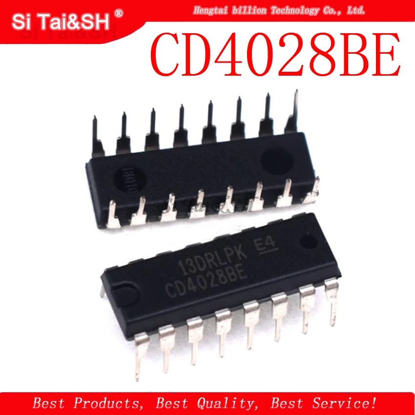 10 قطعة CD4028BE CD4028 غلاف مقاوم للماء