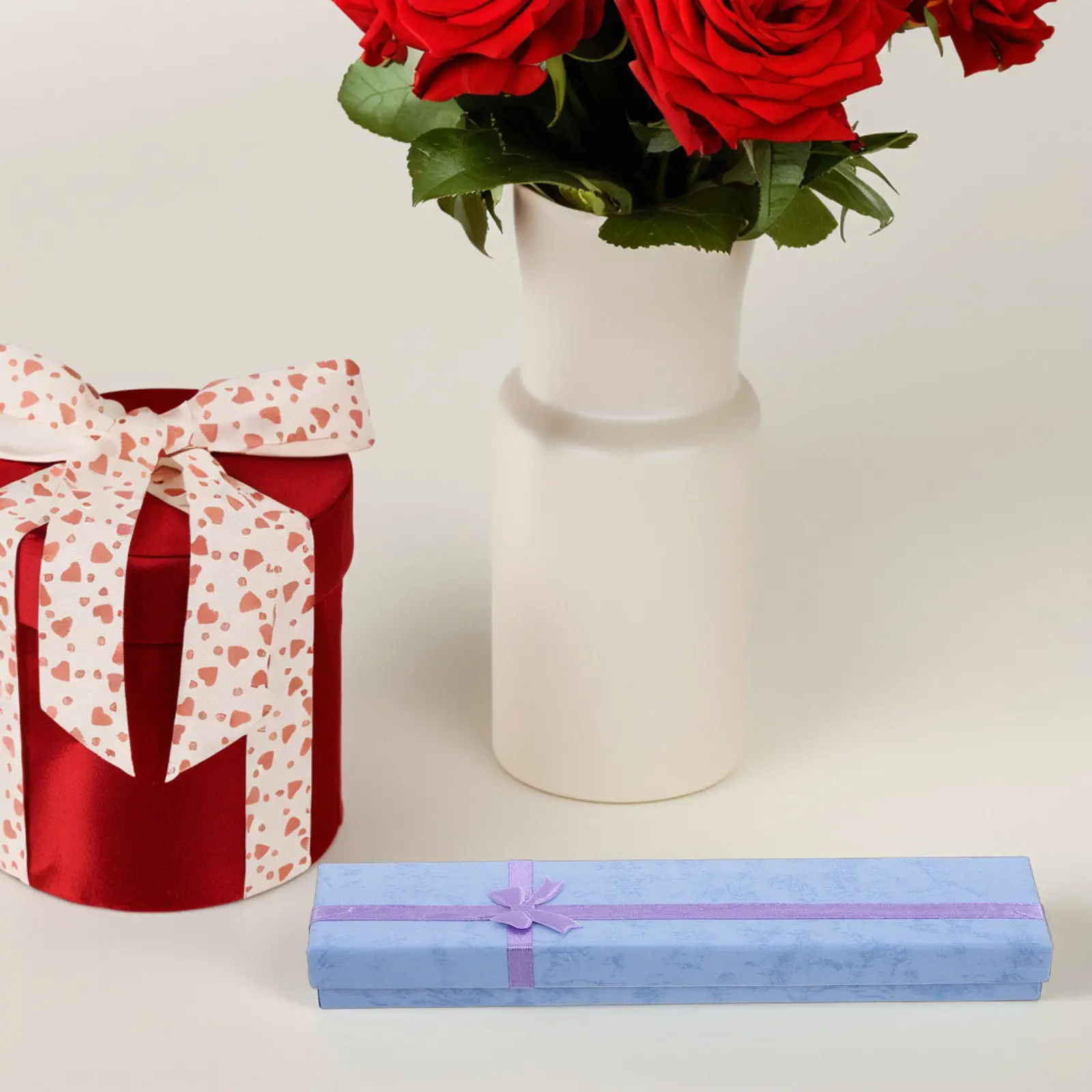 

Прямоугольная шкатулка для украшений: органайзер для браслетов и ожерелий из прочного картона, элегантный демонстрационный футляр, подарочная упаковка