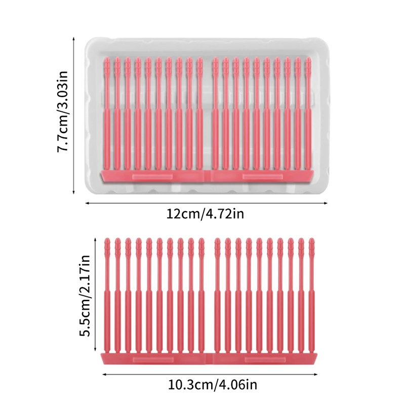 20 pz/scatola adesivo usa e getta Ear Pick tamponi auricolari appiccicosi neri e rosa scegli punte a spirale strumento di rimozione della cera detergente per cerume