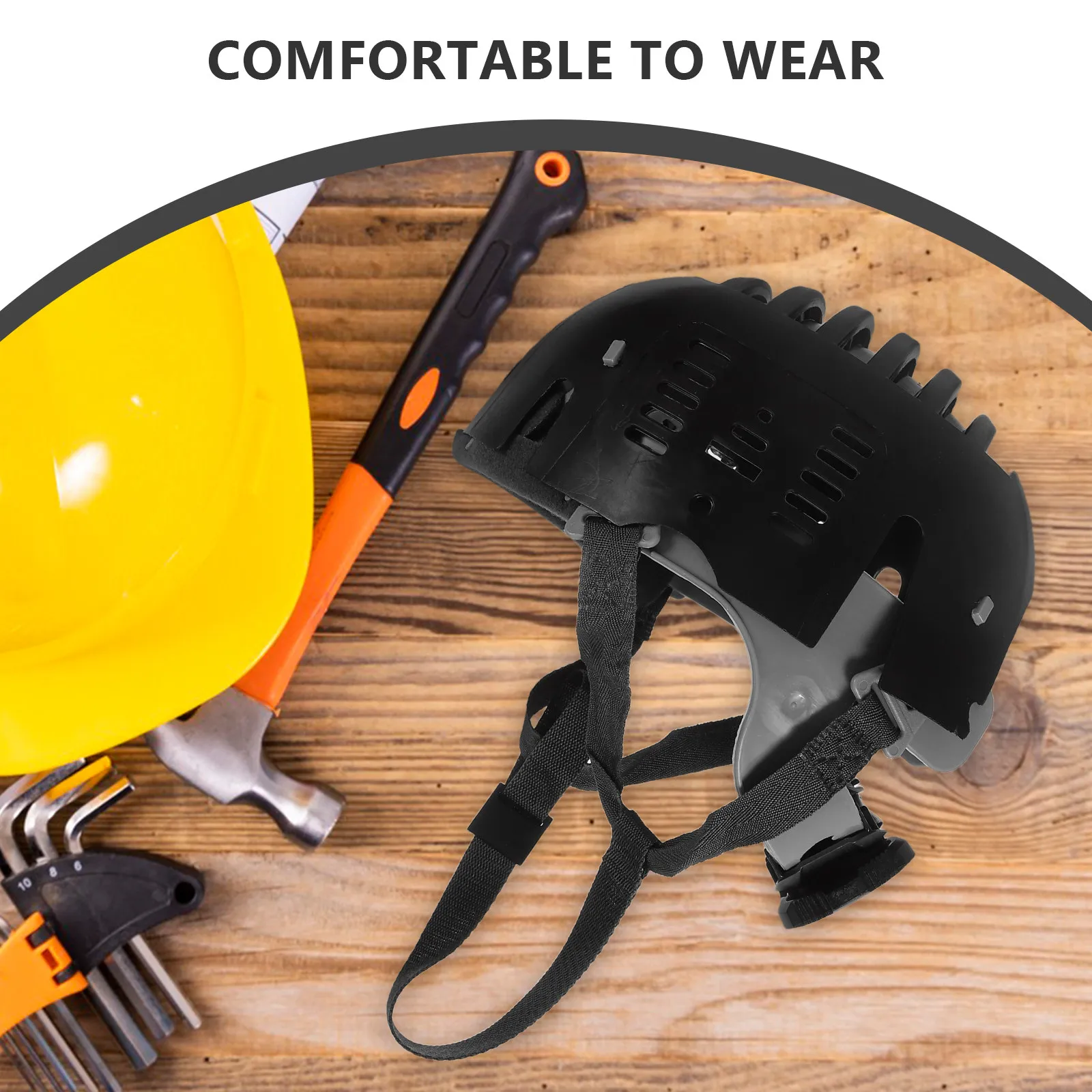 Safety Strap Replacement Chin Belt Pe Polyester Liner Insert for Bump Cap Baseball Hat Construction Work Hat Universal