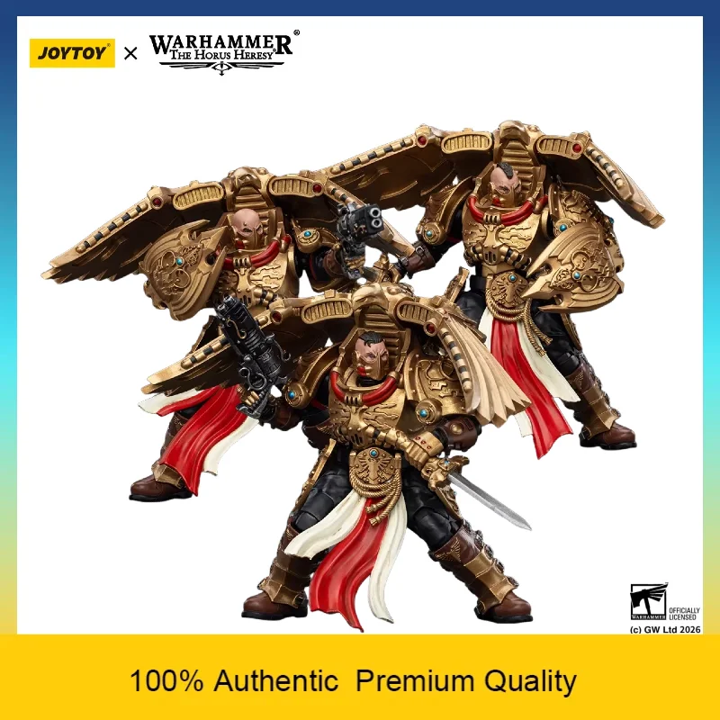 In Stock, JOYTOY Warhammer The Horus Heresy Legio Custodes Custodian Venatari Squad 1/18 Collectible Action Figure 3-Pack