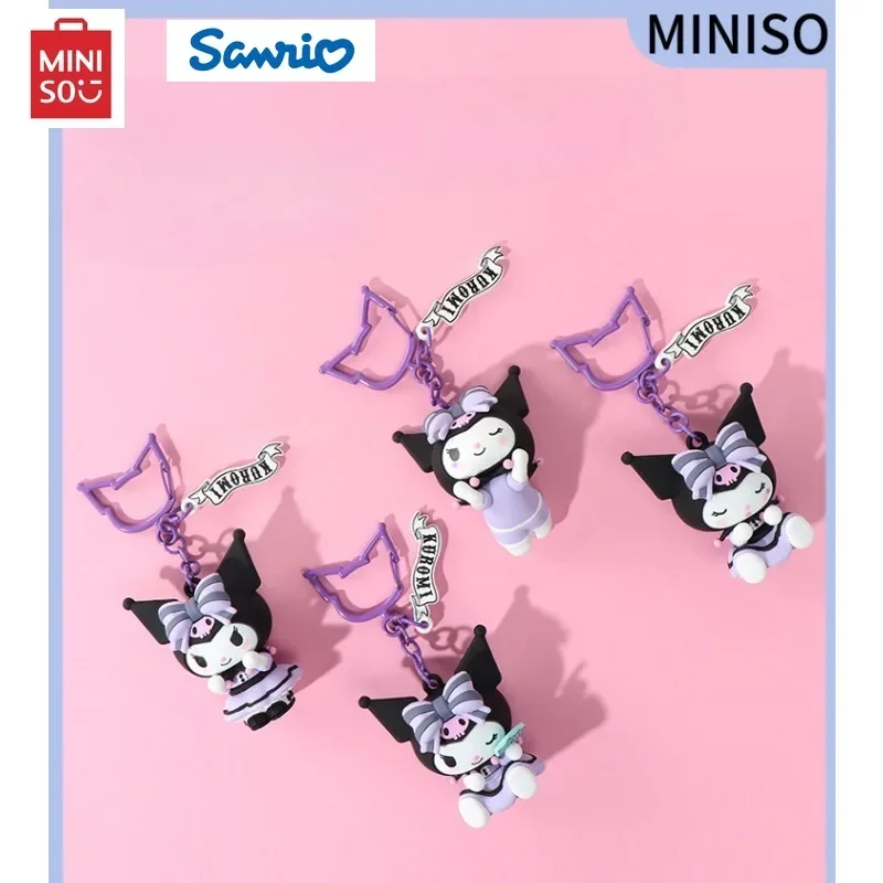 Sanrio Criativo Kuromi Adivinhação Chaveiro, Chaveiro Bonito, Decoração De Suspensão De Saco, Chaveiro para Presente De Casal