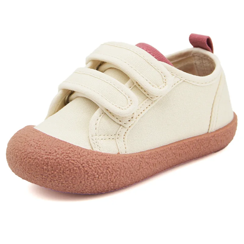 Children Canvas Shoes 2024 Spring Summer Season New Korean Boys and Girls Little White Shoes with Soft Soles for Baby Walking