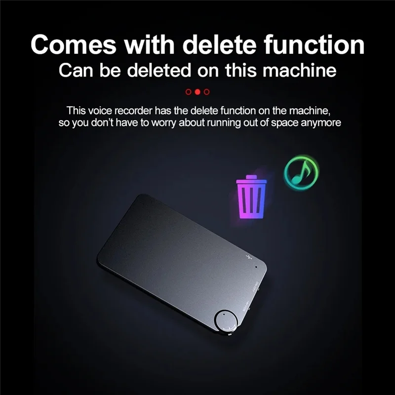 (Limited Offer) Ultra-Thin Noise Reduction Recorder Mini Digital Recorder Professional Portable Recorder For Classes, Meetings