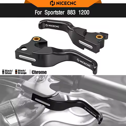For Harley Sportster 883 Super Low XL883L 2014-2020 Short Brake Clutch Levers Sportster 1200 Custom XL1200C XL883N XL1200NS