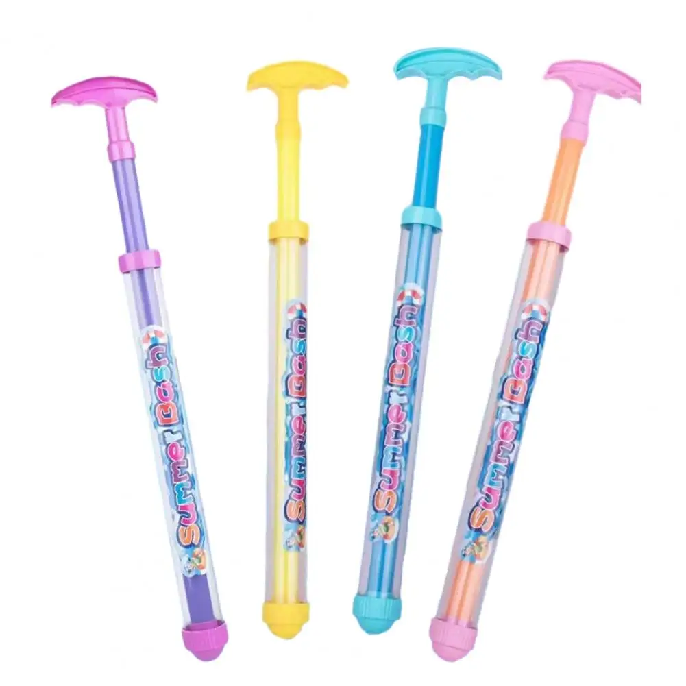 Pulling Tube Design Water Squirter High Pressure Water Shooter Toy for Kids with Sparklers Effect Beach Pool Party for Boys