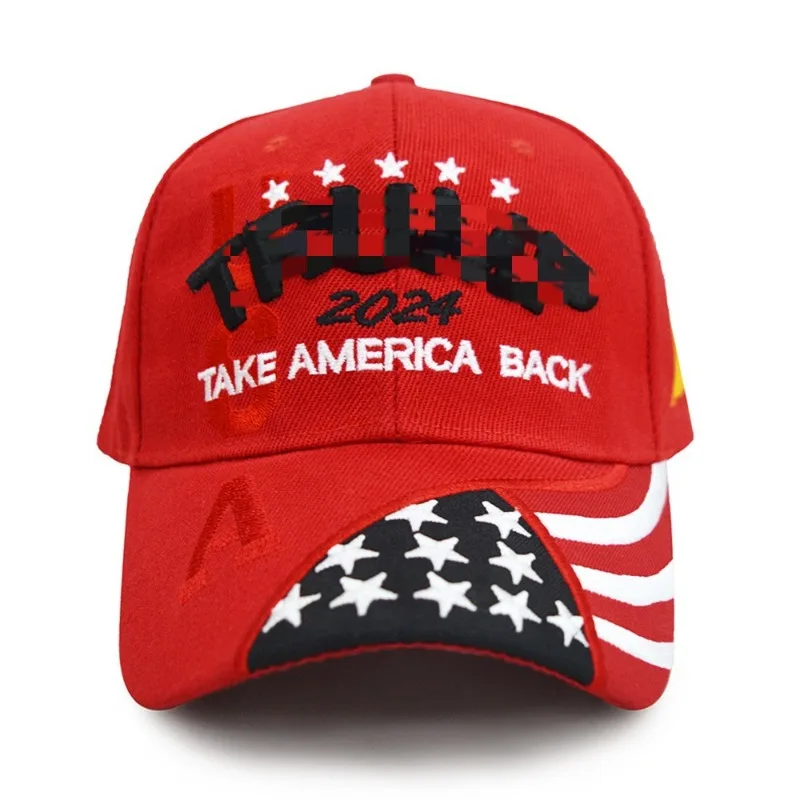 2024 US Presidential Election Hat - Embroidered Trump Baseball Cap for Sun Protection and Fashion