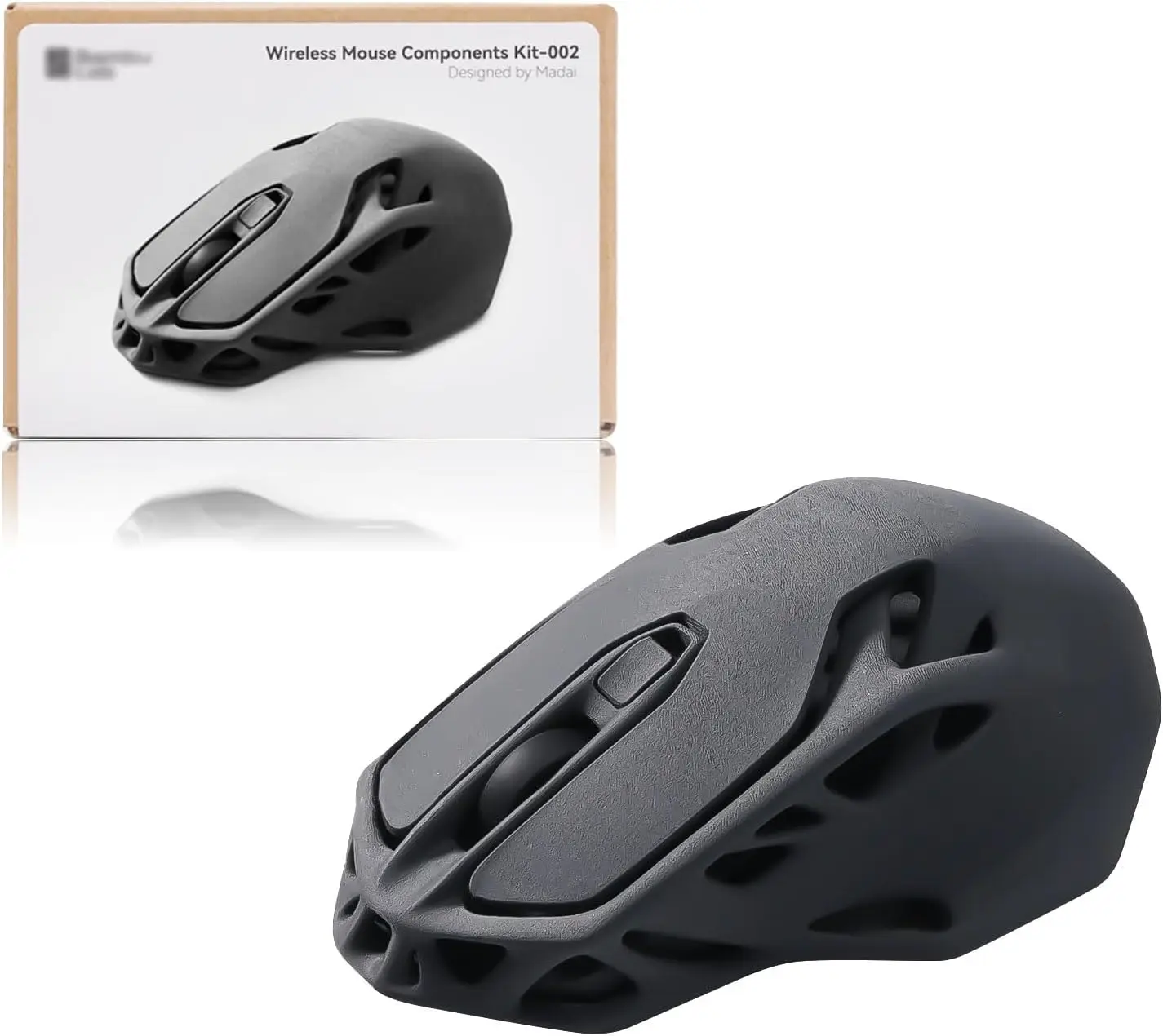 Original Makerworld MH002 3D Printed Wireless Mouse Model DIY Creative Models-For Bambulab P1P/P1S,A1/A1 Mini,X1/X1C 3D Printers