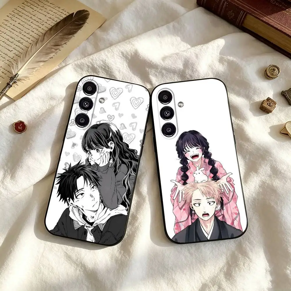 Rintaro T-Tsumugi Kaoruko Waguri Phone Case For Samsung Galaxy A73,A72,A71,A70,A53,A52,A51,Others Soft Black Cover