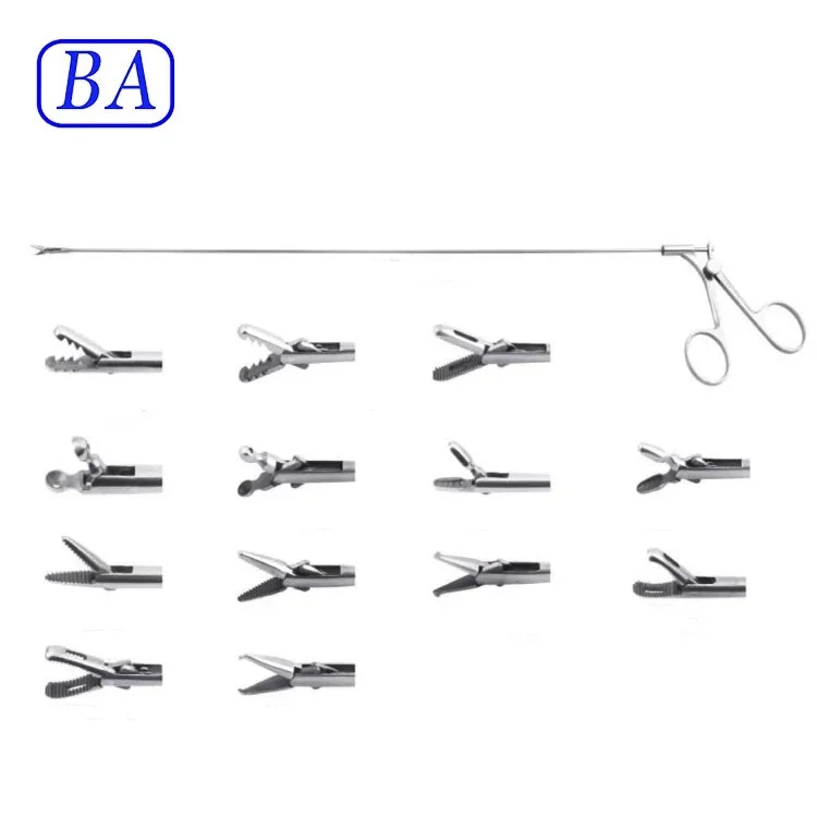 Medical ENT optical bronchoscope forceps